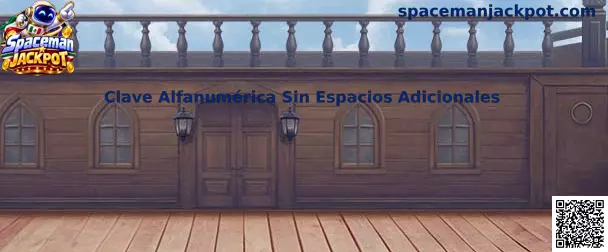 Clave Alfanumérica Sin Espacios Adicionales Spaceman Jackpot