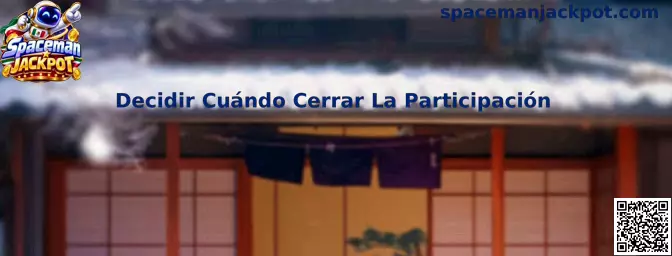 Guía para decidir cuándo cerrar la participación en Spaceman Jackpot