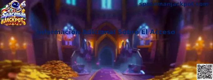 Información adicional sobre el acceso en Spaceman Jackpot